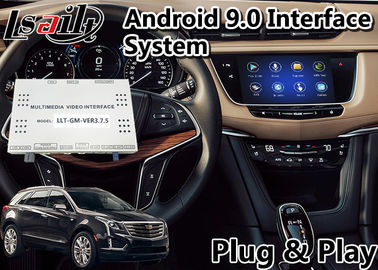 Android 9.0 Nawigacyjny interfejs wideo GPS dla systemu CUE Cadillac XT5 / XTS / SRX / ATS / CTS 2014-2020