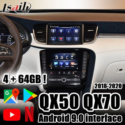 Interfejs Lsailt PX6 4 GB CarPlay i Android Auto z serwisami Netflix, YouTube, Android Auto dla 2018-teraz Infiniti QX50 QX70