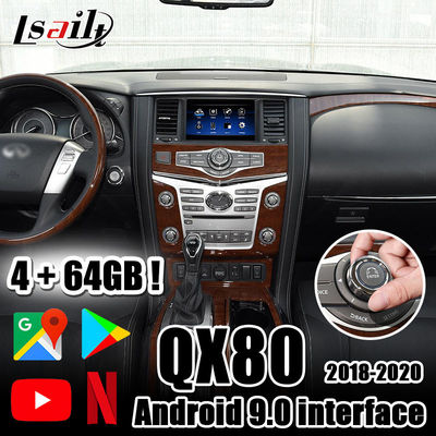 Interfejs wideo CarPlay/Android z YouTube, Netflix, waze, Android Auto 4GB dla 2018-Infiniti QX50 QX80