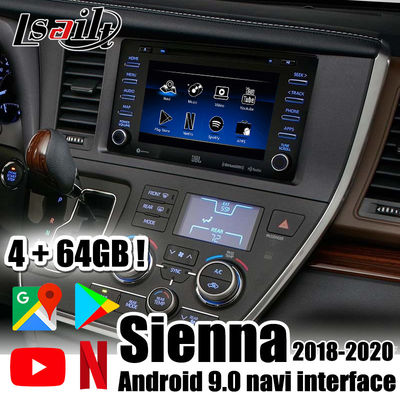 Lsailt 4 GB samochodowy interfejs wideo z ekranem Android z CarPlay, Android Auto, YouTube dla Toyota Avalon, Camry, Auris, Sienna