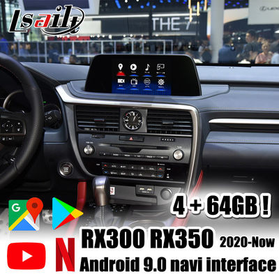 CarPlay/Android System multimedialny Interfejs wideo Lexus obsługuje odtwarzanie wideo 4K HD, tylne kamery dla RX300h RX350