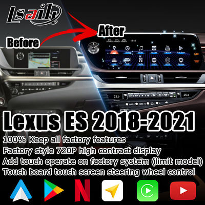 Regulacja DSP ES300h Lsailt Lexus Ekran dotykowy 12,3 &quot;Android Auto Carplay ADAS