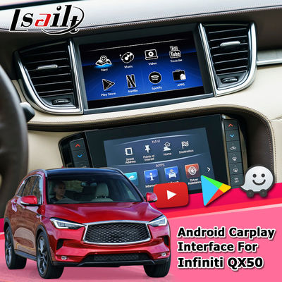 Carplay Nawigacja Gps Android Nawigacja wideo Interfejs Infiniti QX50 2018