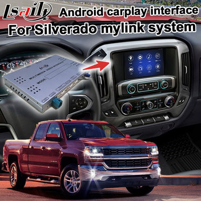 Skrzynka nawigacyjna Android 9.0 do interfejsu wideo Chevrolet Silverado z łączem lusterka wideo WiFi z widokiem z tyłu