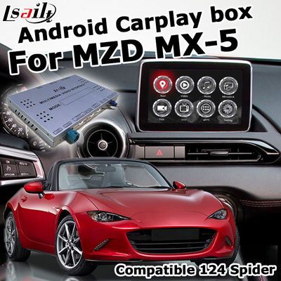 Mazda MX-5 MX5 FIAT 124 Android auto carplay Box z interfejsem wideo sterowania pokrętłem Mazda Origin;