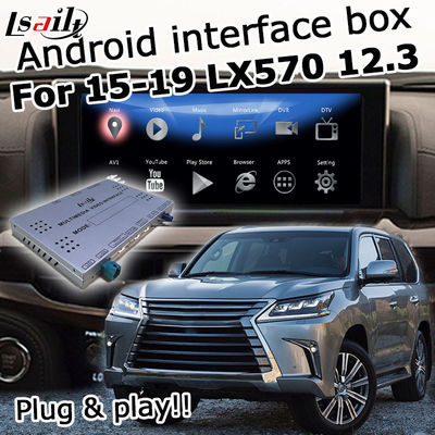 Lexus LX570 Lexus carplay interfejs/nawigacja GPS 16 GB ROM 4 GB android auto;