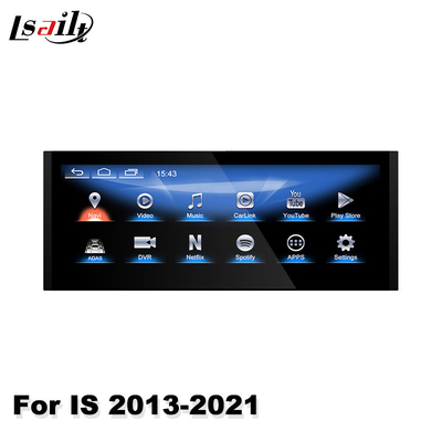 Lsailt 10.25 Cal samochodowe multimedia ekran Android Carplay dla Lexus IS350 IS200T IS300H IS250