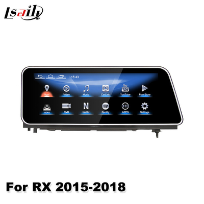 Lsailt 12,3-calowy ekran samochodowy z systemem Android Carplay dla Lexusa RX350 RX450H RX200T RX