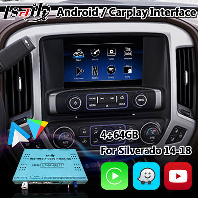 Lsailt Android Nawigacja Interfejs multimedialny dla 2014-2019 Chevrolet Silverado 1500 2500 3500 System Mylink