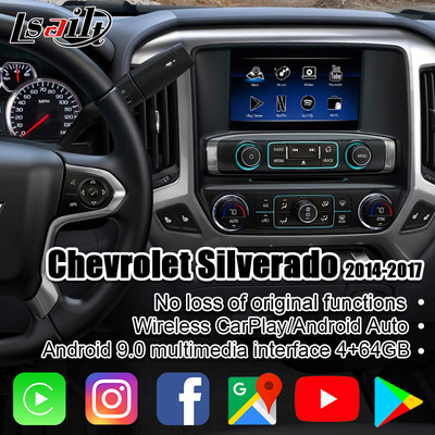 4 GB interfejs multimedialny Lsailt Carplay dla Chevroleta Silverado Tahoe MyLink