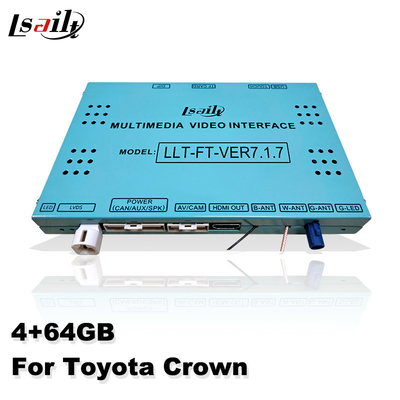 Interfejs wideo Lsailt 4 GB Android Carplay dla Toyoty Crown AWS215 AWS210