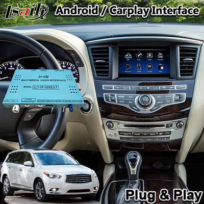 Skrzynka interfejsu nawigacyjnego Lsailt Android Carplay dla Infiniti JX35 z NetFlix Yandex Waze