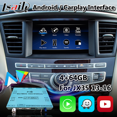 Multimedialny interfejs wideo Android dla Infiniti QX60 z bezprzewodowym Carplay