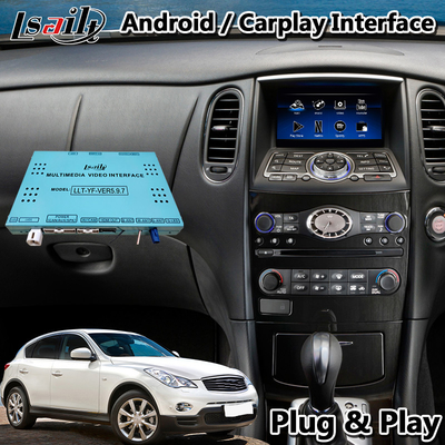 Interfejs Lsailt Android Carplay dla Infiniti EX30D EX35 EX37 z bezprzewodowym Android Auto
