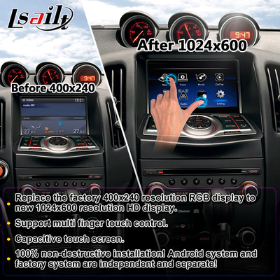 Lsailt 7 Cal Android multimedialny interfejs wideo ekran Carplay dla nissana 370Z