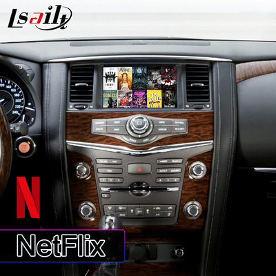 Samochodowy ekran multimedialny Lsailt dla Nissan Patrol Y62 2011-2017 z bezprzewodowym systemem Android Auto Carplay