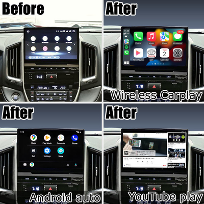 Samochód Android 13 skrzynka nawigacyjna dla Toyota LC200 GXR Fujitsu jednostka Carplay waze youtube widok z tyłu itp