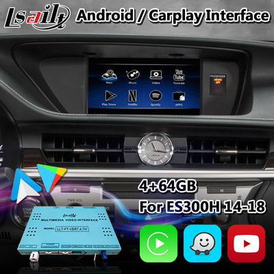 Lsailt bezprzewodowy interfejs Apple Carplay i Android Auto Multimeida dla Lexus ES350 ES300H ES250
