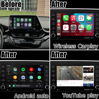 Toyota C-HR CHR Android 13 interfejs multimedialny z bezprzewodowym androidem auto carplay