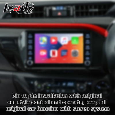 Toyota Hilux Android 13 multimedialny interfejs wideo bezprzewodowy carplay android auto touch 3