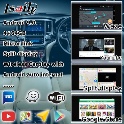Toyota Crown S210 AWS215 GWS214 android interfejs multimedialny bezprzewodowy carplay android auto rozwiązanie z radiem FM dodaj