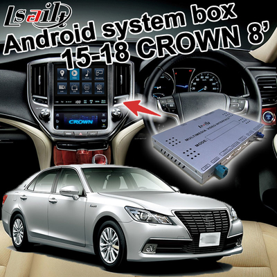 Toyota Crown S210 AWS215 GWS214 android interfejs multimedialny bezprzewodowy carplay android auto rozwiązanie z radiem FM dodaj
