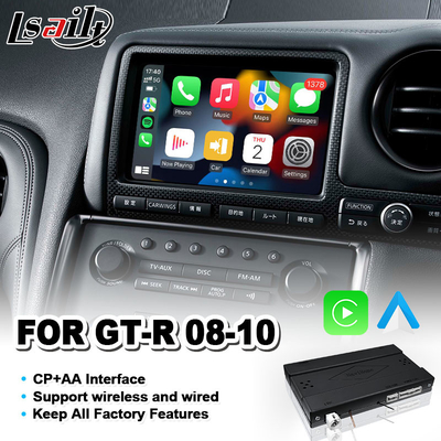 Interfejs Lsailt Android Auto Carplay dla nissana GTR GT-R R35 Nismo 2008-2010