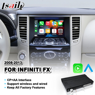 Lsailt bezprzewodowy interfejs Android Auto Carplay dla Infiniti FX FX30dS FX35 FX37 FX50 2008-2013 rok