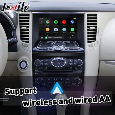 Lsailt bezprzewodowy interfejs Android Auto Carplay dla Infiniti FX FX30dS FX35 FX37 FX50 2008-2013 rok