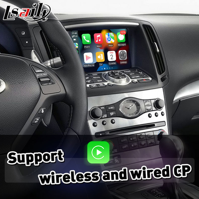 Lsailt Android Auto CP AA OEM Integracja Interfejs Carplay dla Infiniti Q60 2013-2016