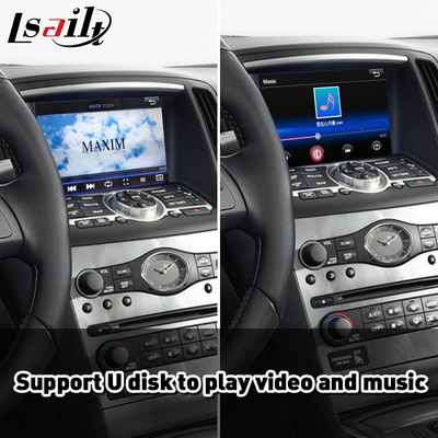 Lsailt Android Auto CP AA OEM Integracja Interfejs Carplay dla Infiniti Q60 2013-2016