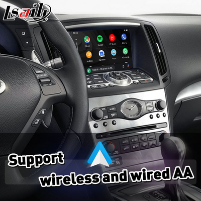 Lsailt Android Auto CP AA OEM Integracja Interfejs Carplay dla Infiniti Q60 2013-2016