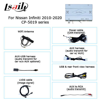 Bezprzewodowy carplay android auto dla Infiniti G37 G25 Q40 Q60 370GT Skyline 08IT