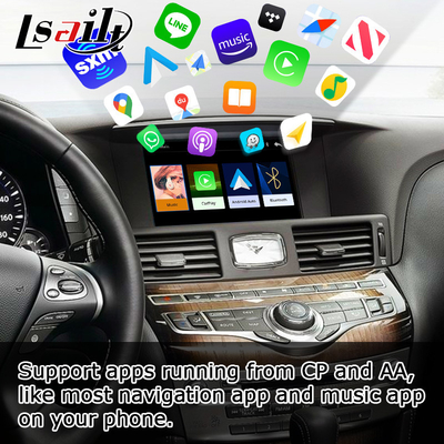 Infiniti Q70 M35 M37 Nissan Fuga bezprzewodowy carplay android auto rozwiązanie IT08 08IT