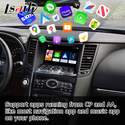 Bezprzewodowy interfejs samochodowy android carplay dla Infiniti FX35 FX37 FX50 QX70