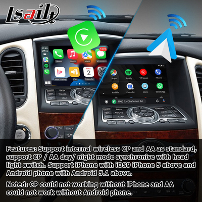 Bezprzewodowy android auto carplay dla Infiniti EX35 EX25 EX37 QX50 EX IT08 08IT moduł box