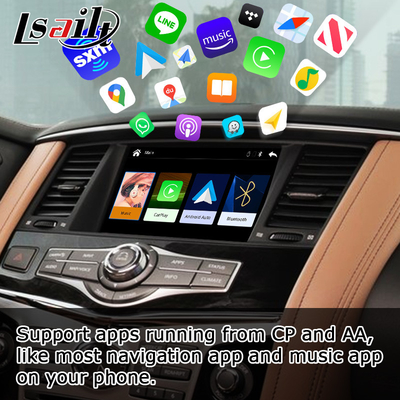 Infiniti QX80 QX56 Z62 bezprzewodowy carplay android auto interfejs multimedialny IT08
