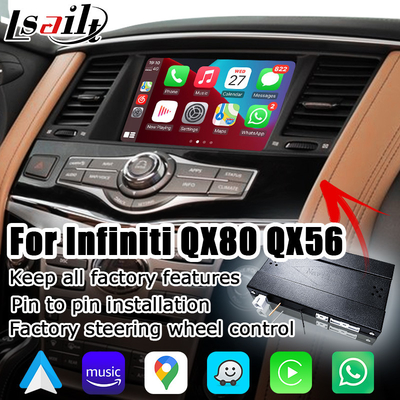 Infiniti QX80 QX56 Z62 bezprzewodowy carplay android auto interfejs multimedialny IT08
