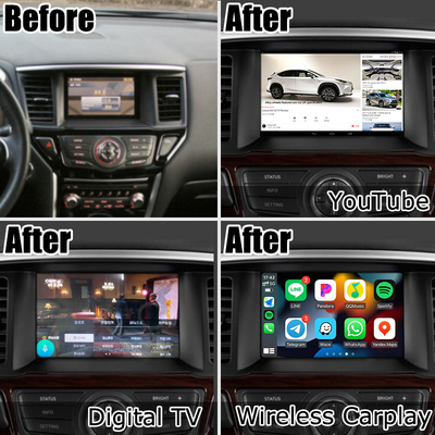 Aktualizacja ekranu multimedialnego Nissan Pathfinder R52 Android IT06 06It system carplay