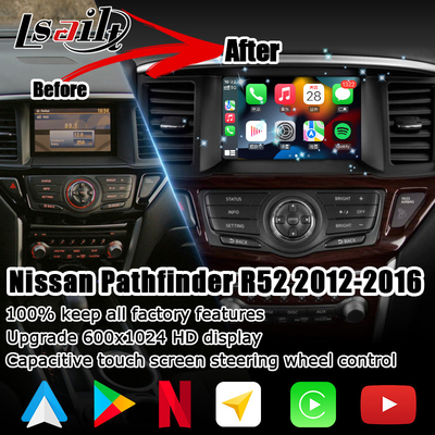 Aktualizacja ekranu multimedialnego Nissan Pathfinder R52 Android IT06 06It system carplay