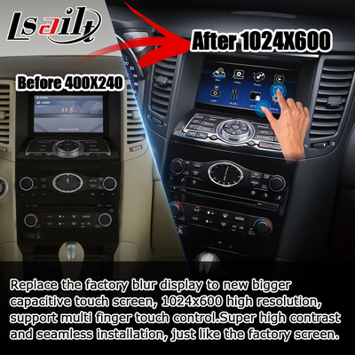 INFINITI QX70 FX35 FX37 aktualizacja ekranu HD bezprzewodowy carplay android auto IT06