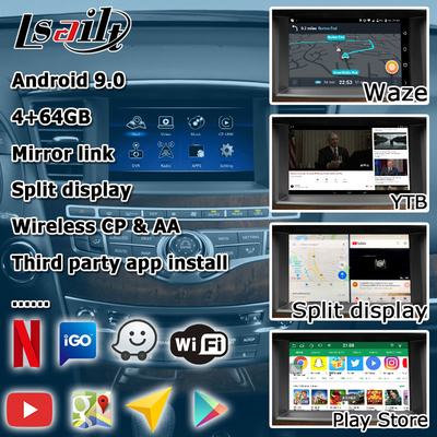 Ekran dotykowy HD z wieloma palcami carplay android automatyczna aktualizacja dla Infiniti QX60 JX35 2013-2016 IT06