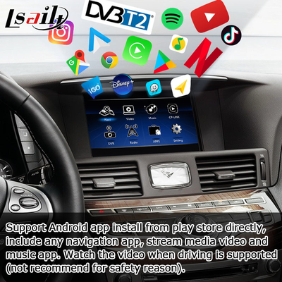 Infiniti Q70 M35 M35h M45 Nissan Fuga Android carplay aktualizacja wielu palców dotykowych