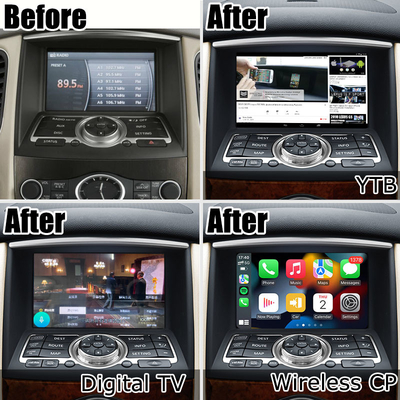 Infiniti QX50 EX EX35 EX25 EX37 Nissan skyline crossover Android ekran hd carplay android auto upgradew