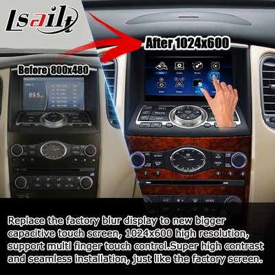 Infiniti QX50 EX EX35 EX25 EX37 Nissan skyline crossover Android ekran hd carplay android auto upgradew