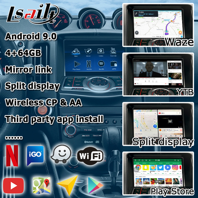 Nissan 370z nieniszczący ekran HD Youtube bezprzewodowa carplay Android automatyczna aktualizacja