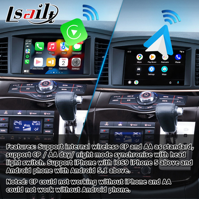 Nissan Elgrand E52 HD z wieloma dotykowymi palcami aktualizacja ekranu HD bezprzewodowa carplay android auto