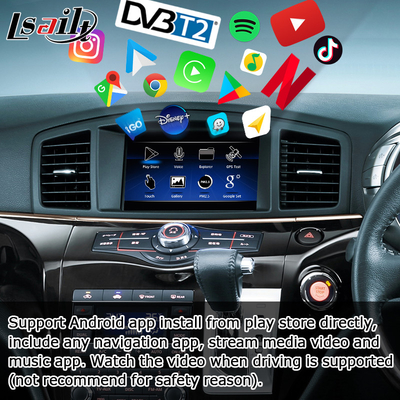 Nissan Elgrand E52 HD z wieloma dotykowymi palcami aktualizacja ekranu HD bezprzewodowa carplay android auto