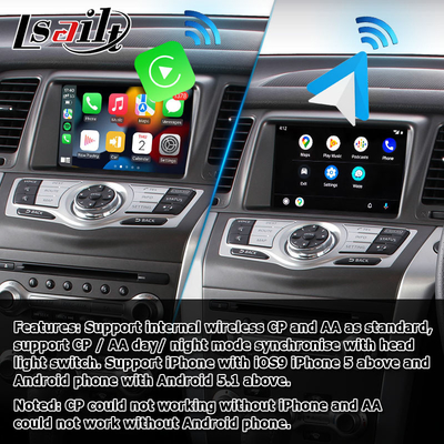 Nissan Murano Z51 Android aktualizacja ekranu HD Android auto carplay Youtube waze Netflix play