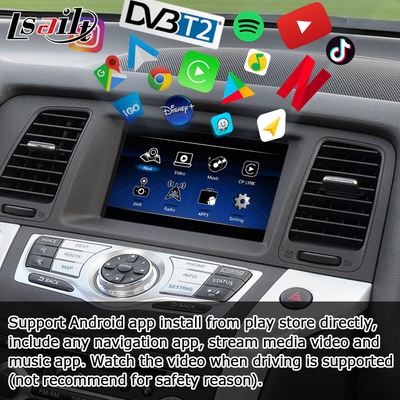 Nissan Murano Z51 Android aktualizacja ekranu HD Android auto carplay Youtube waze Netflix play